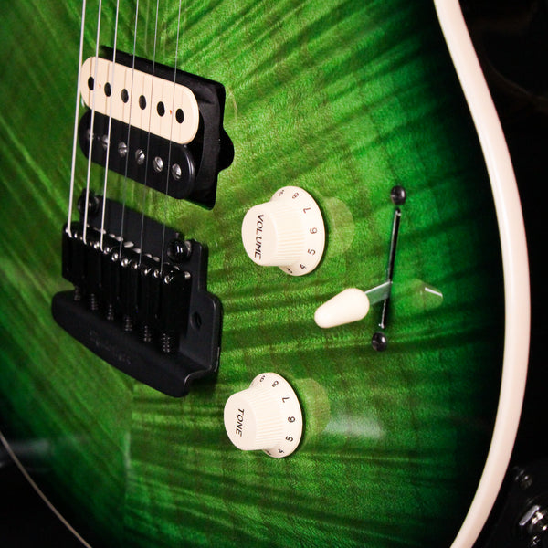 Ernie Ball Music Man Axis Super Sport Flame Top Electric Guitar Matcha Flame 2024 (H07309)