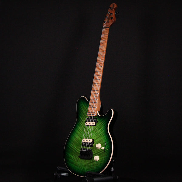 Ernie Ball Music Man Axis Super Sport Flame Top Electric Guitar Matcha Flame 2024 (H07309)