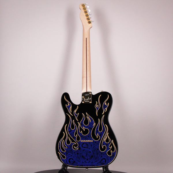 Fender James Burton Telecaster Blue Paisley Flames Maple Fingerboard (US22184063)