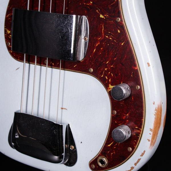 Fender Custom Shop 63 Precision P Bass Heavy Relic Sonic Blue 2023 ( R129743)