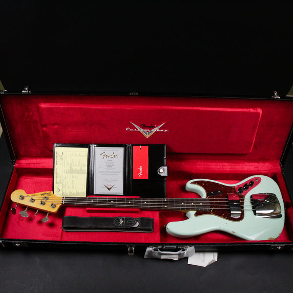 Fender Custom Shop 1964 Jazz Bass Relic Surf Green 2023 (R131069)