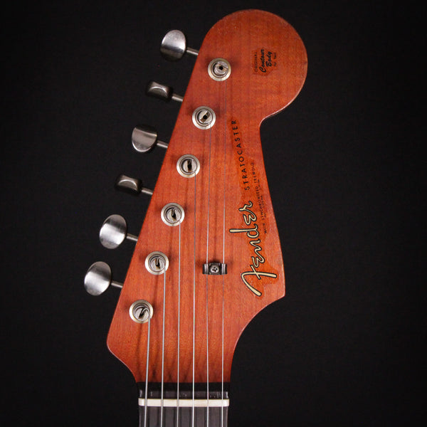 Fender Custom Shop Masterbuilt Paul Waller 62 Stratocaster Super Heavy Relic Taos Turquoise /Sunburst Brazilian Rosewood 2023 (R129769)