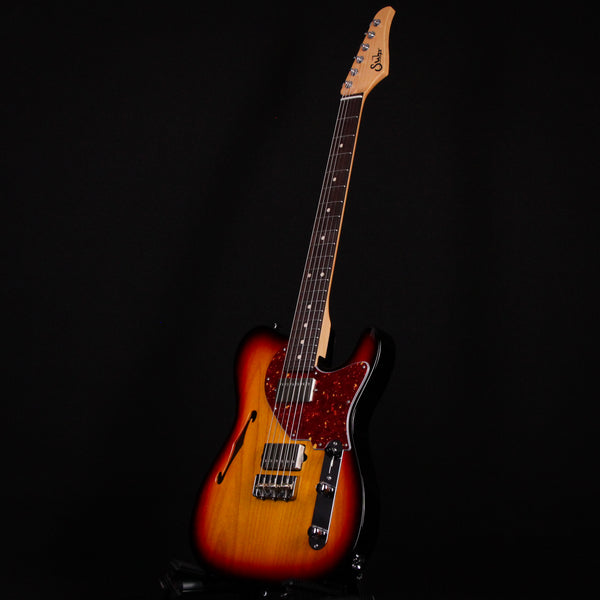 Suhr Alt T Semi Hollow Guitar Rosewood 3 Tone Burst (74394)