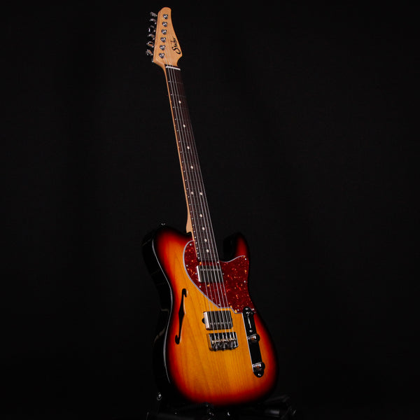 Suhr Alt T Semi Hollow Guitar Rosewood 3 Tone Burst (74394)