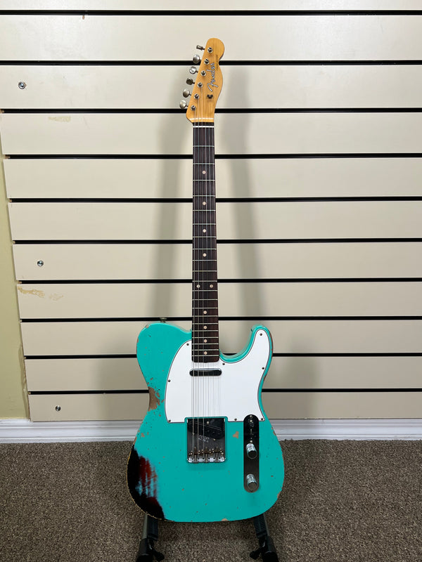 Fender Custom Shop Heavy Relic 60 Telecaster Sea Foam Green over Sunburst 2024 (R134386)