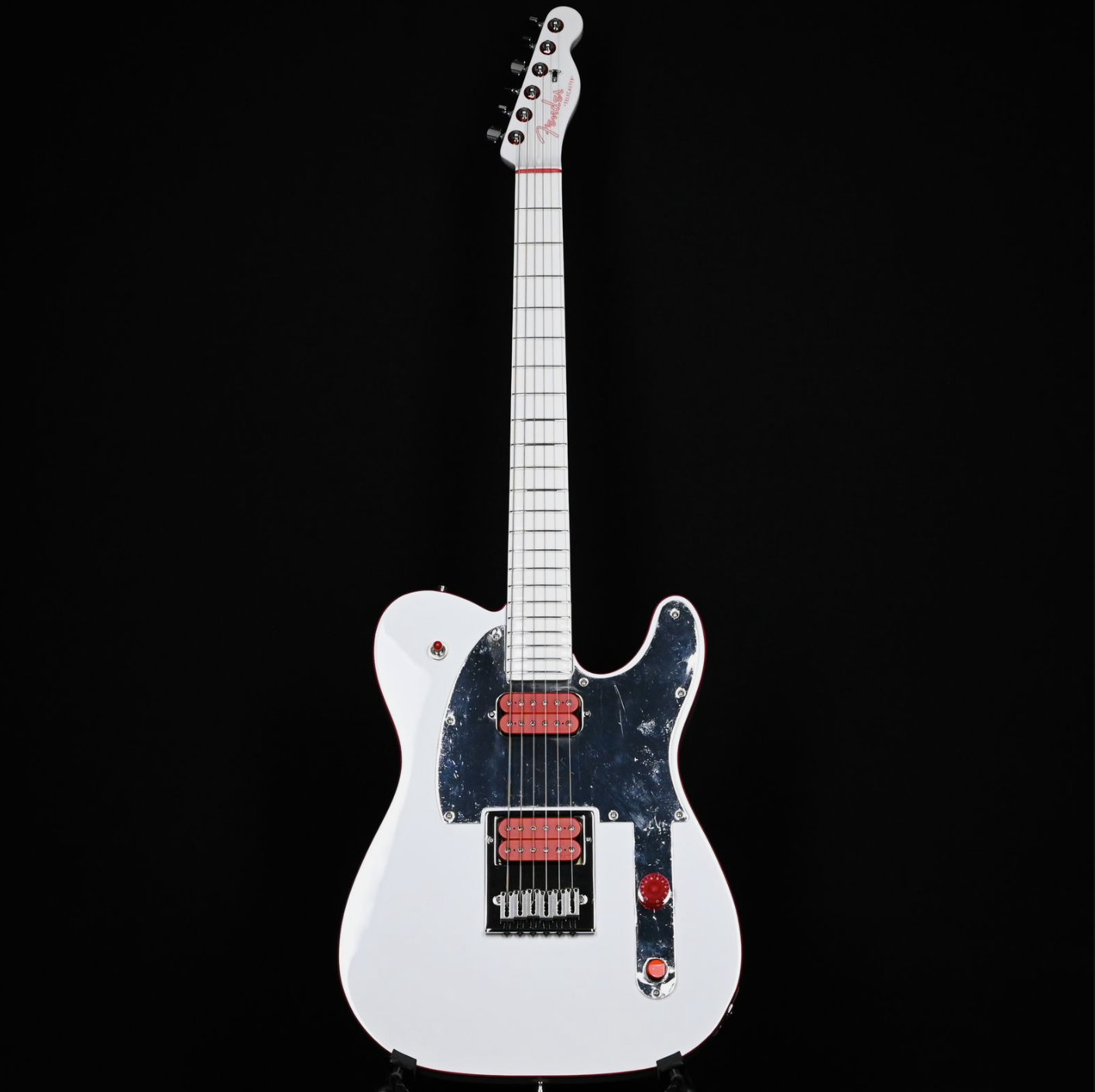 Fender John 5 Ghost Telecaster Electric Guitar- Artic White (J5230411)