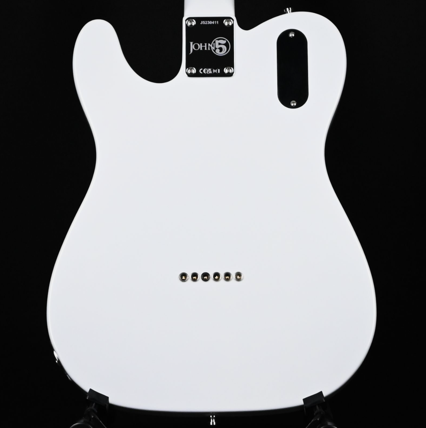 Fender John 5 Ghost Telecaster Electric Guitar- Artic White (J5230411)