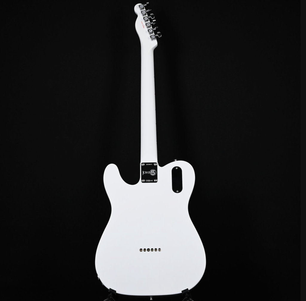 Fender John 5 Ghost Telecaster Electric Guitar- Artic White (J5230411)
