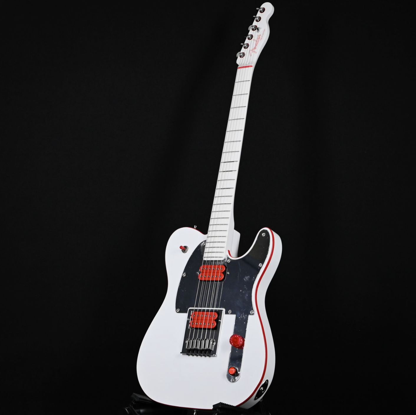 Fender John 5 Ghost Telecaster Electric Guitar- Artic White (J5230411)