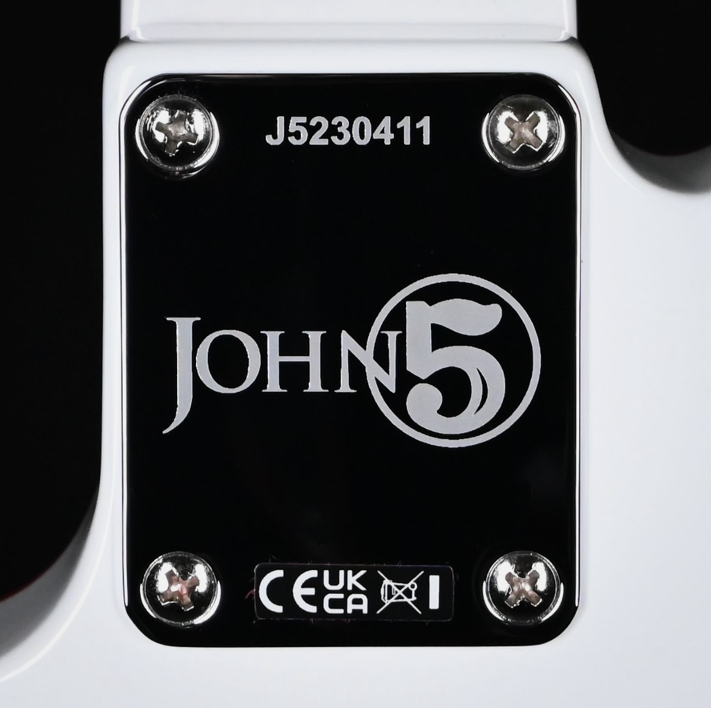 Fender John 5 Ghost Telecaster Electric Guitar- Artic White (J5230411)