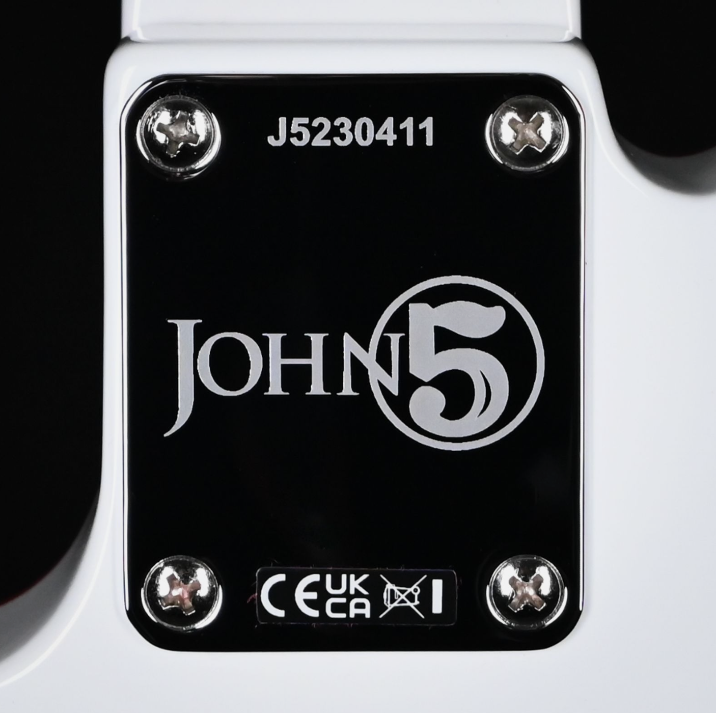 Fender John 5 Ghost Telecaster Electric Guitar- Artic White (J5230411)