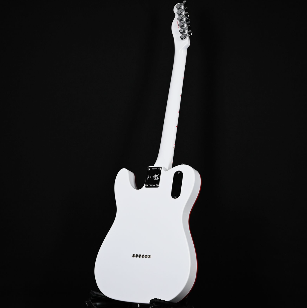 Fender John 5 Ghost Telecaster Electric Guitar- Artic White (J5230411)