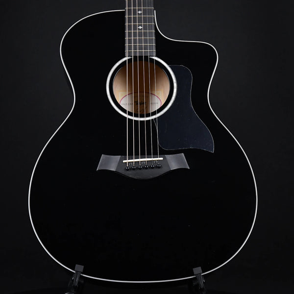 Taylor 214ce Deluxe Acoustic Electric Guitar Black 2023 Demo (2201303406)