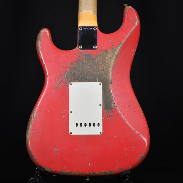 Fender Custom Shop Masterbuilt Jason Smith 1963 / 63 Stratocaster Heavy Relic Brazilian Rosewood Fiesta Red 2023 (R129228)