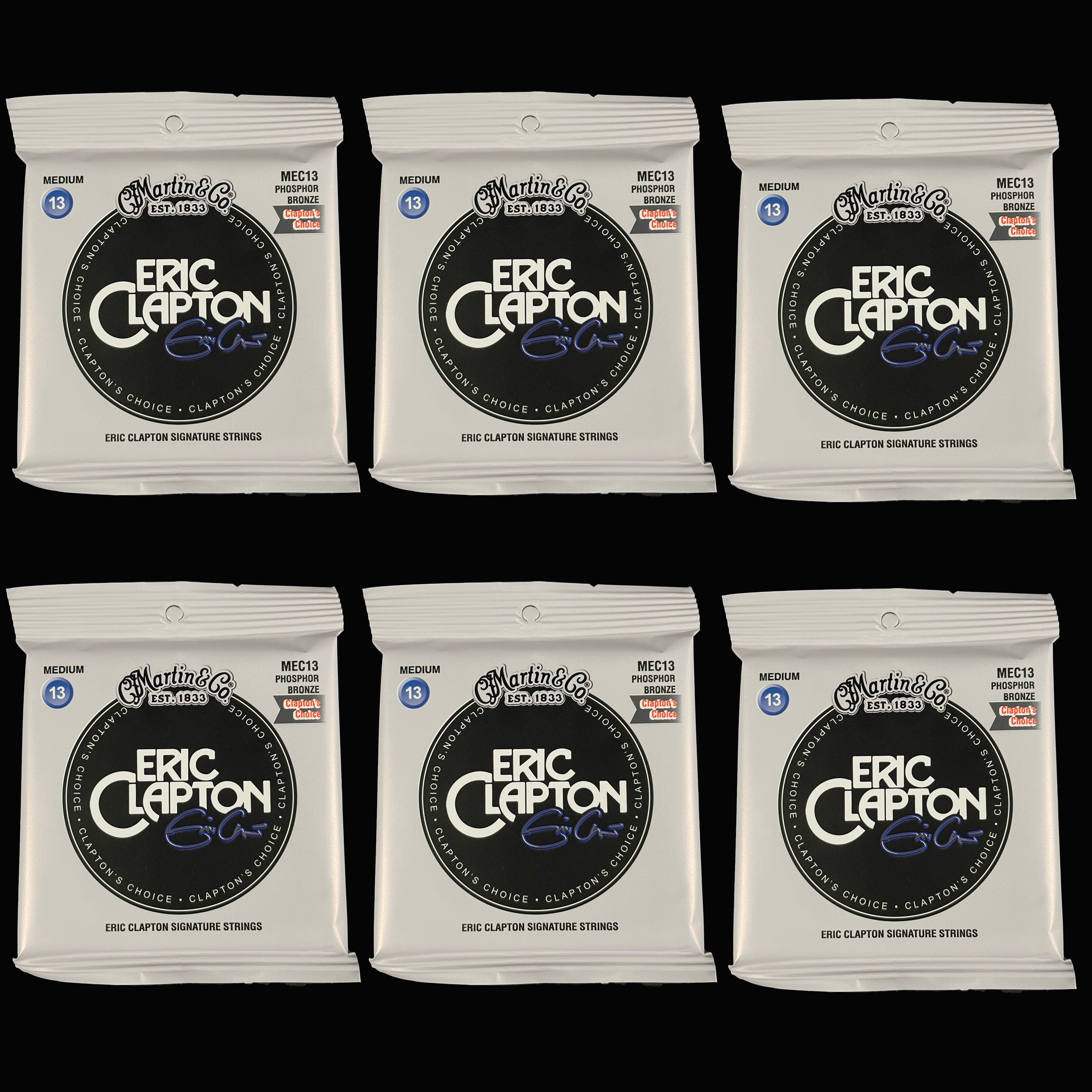 Martin Clapton's Choice MEC13 Phosphor Bronze Medium Acoustic Strings