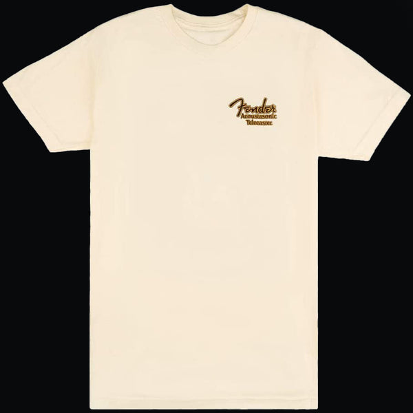 Fender Cream Acoustasonic Tele T-Shirt