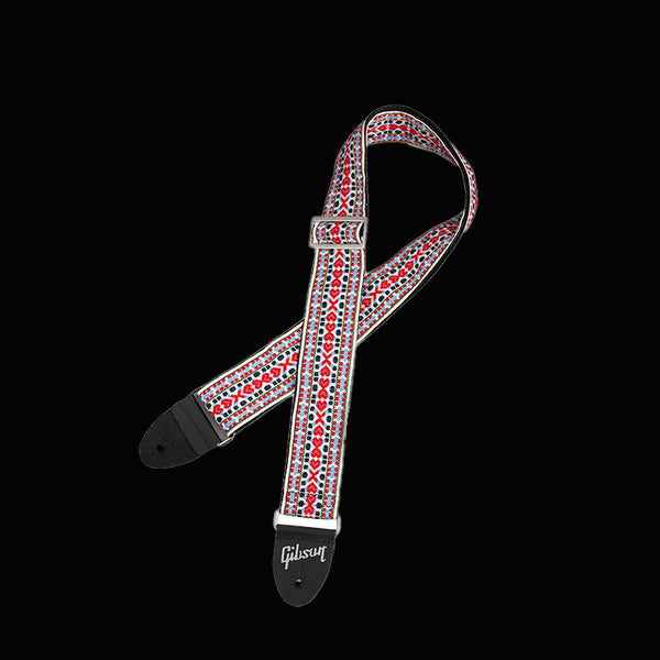 Gibson The Retro Red 2" Guitar Strap Woven