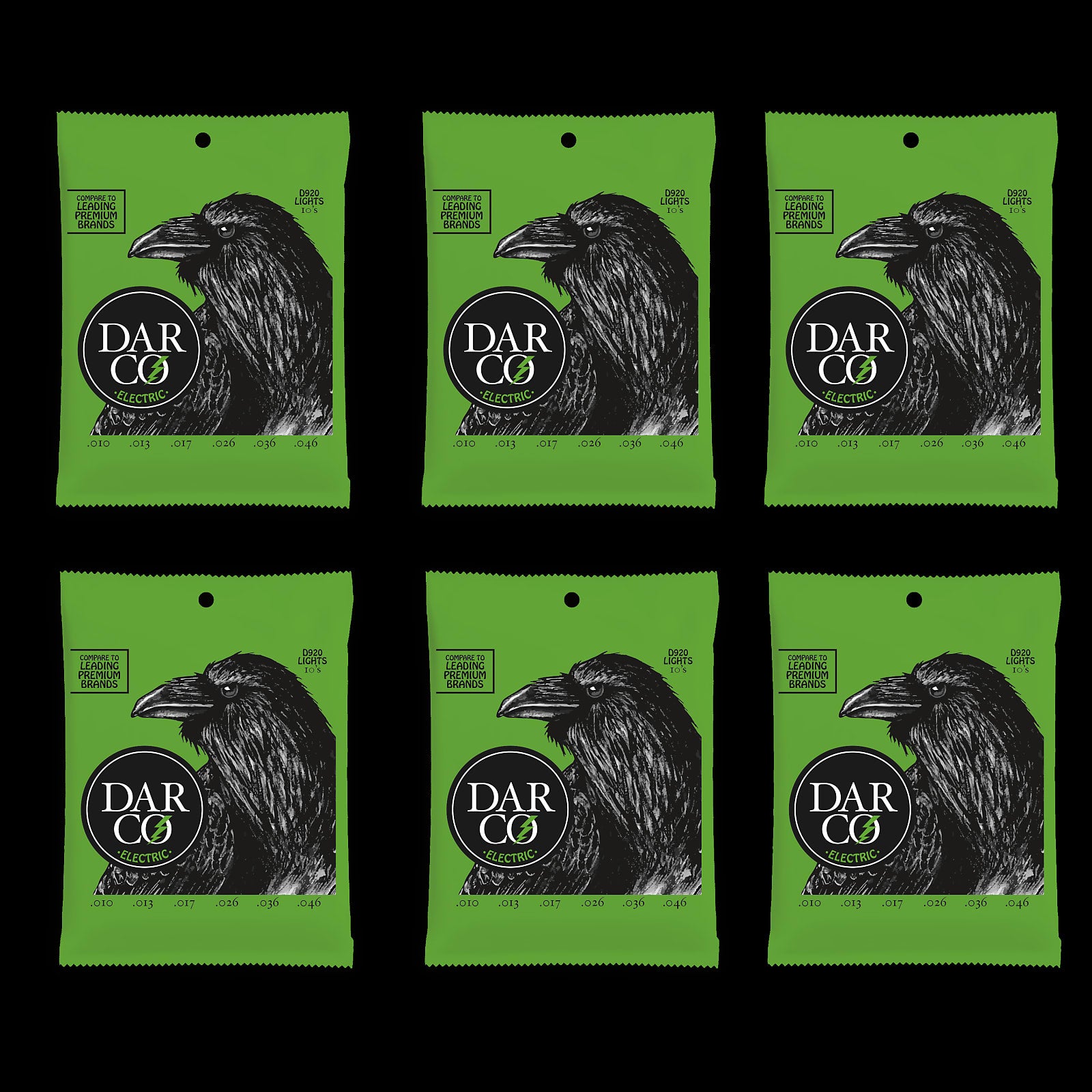 Darco D920 Electric Guitar Strings Light