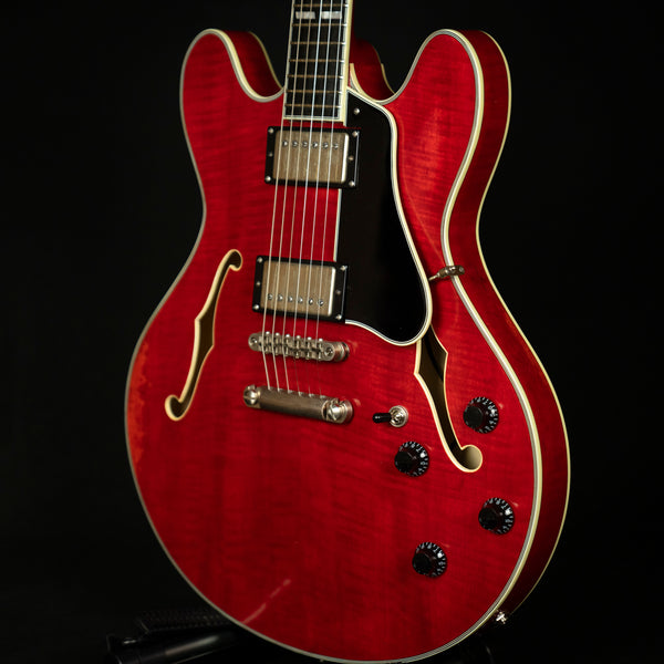 Eastman T59/v Thinline Archtop Semi-Hollowbody Ebony Fingerboard Transparent Red (P2200392)