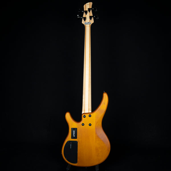 Yamaha TRBX604FM 4-String Electric Bass Guitar Rosewood Fingerboard Matte Amber (1HZ063167)