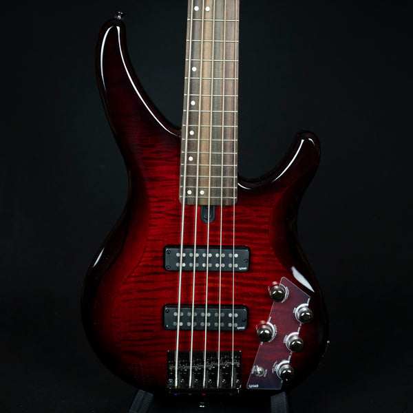 Yamaha TRBX605FM 5-String Electric Bass Guitar Rosewood Fingerboard Dark Red Burst (1HZ023347)