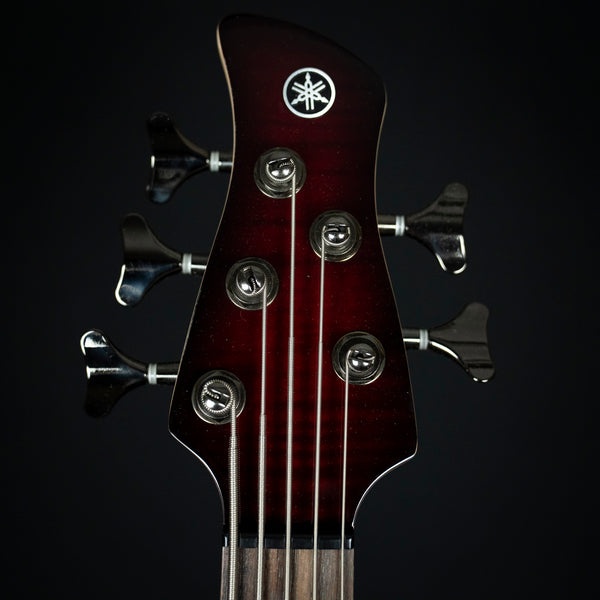 Yamaha TRBX605FM 5-String Electric Bass Guitar Rosewood Fingerboard Dark Red Burst (1HZ023347)