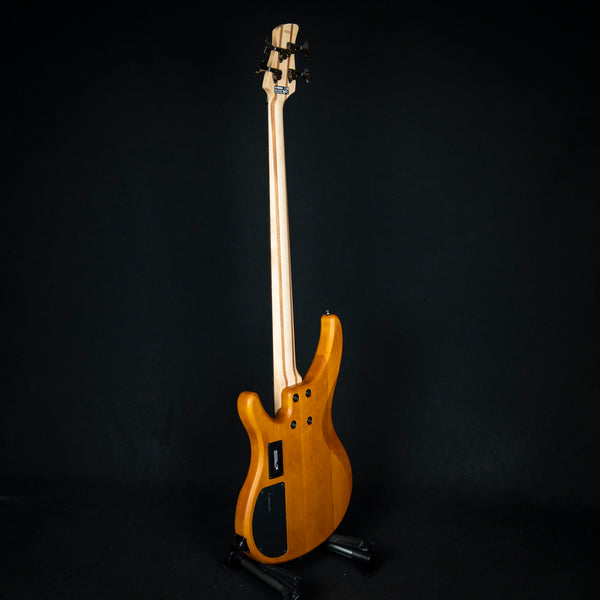 Yamaha TRBX604FM 4-String Electric Bass Guitar Rosewood Fingerboard Matte Amber (1HZ063177)