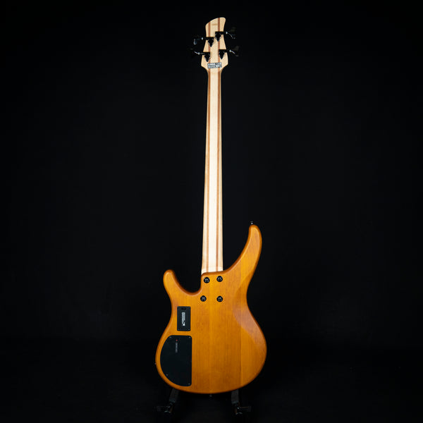 Yamaha TRBX604FM 4-String Electric Bass Guitar Rosewood Fingerboard Matte Amber (1HZ063177)