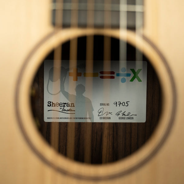 Sheeran by Lowden Ed Sheeran Tour Edition Signature Guitar (9705)