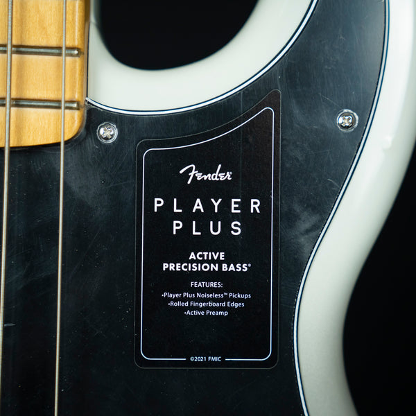 Fender Player Plus Precision Bass Maple Fingerboard P-Bass Silver Smoke (MX21278617)