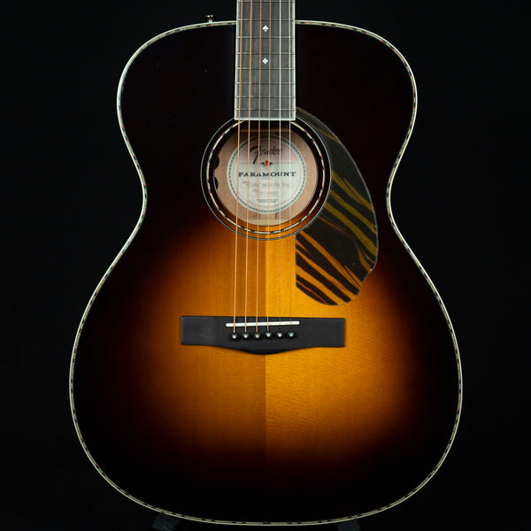 Fender Paramount PO-220E Orchestra Acoustic Guitar 3-Tone Vintage Sunburst (CC211116021)