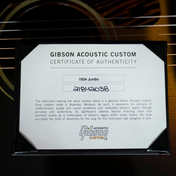 * IN STOCK* Gibson Acoustic 1942 Banner Southern Jumbo Acoustic Guitar Vintage Sunburst VOS(21842038)