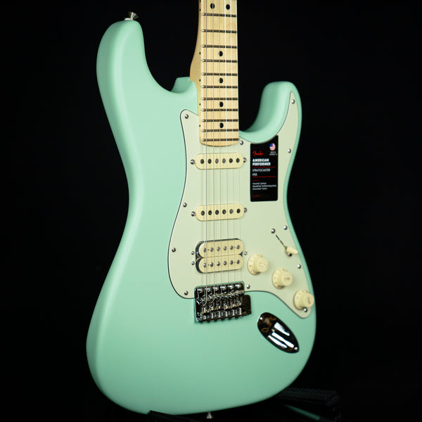Fender American Performer Stratocaster HSS Satin Surf Green Maple Fingerboard (US22030997)
