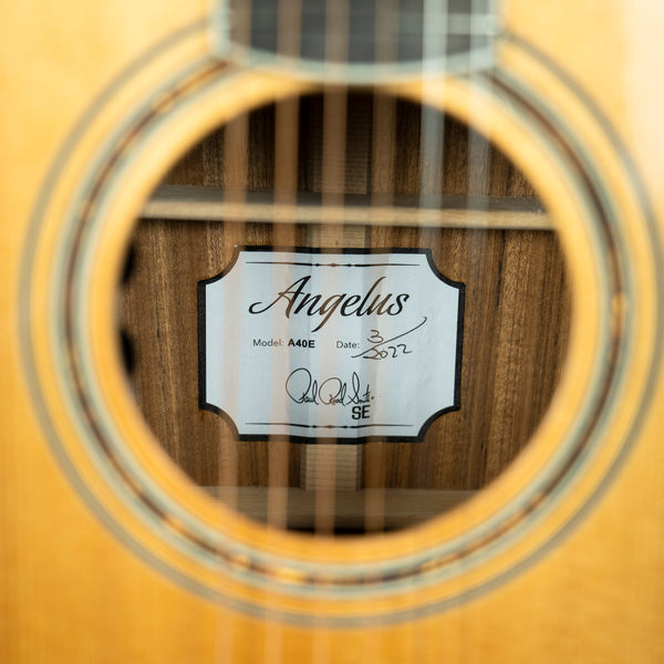 PRS Paul Reed Smith Angelus SE A40 Natural Spruce Ovangkol Acoustic Electric (CTCF12945)