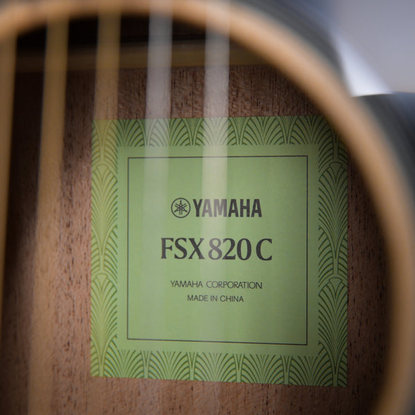 USED Yamaha FSX820C Acoustic Concert Guitar Natural (IJH060072)