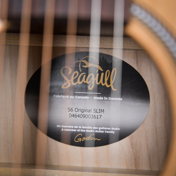 Seagull S6 Original Slim Rosewood Fingerboard Cedar Top Natural (0464090031616)