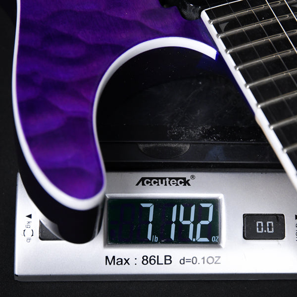 Jackson Pro Soloist SL2Q Transparent Purple Ebony FIngerboard (ISJ2214893)