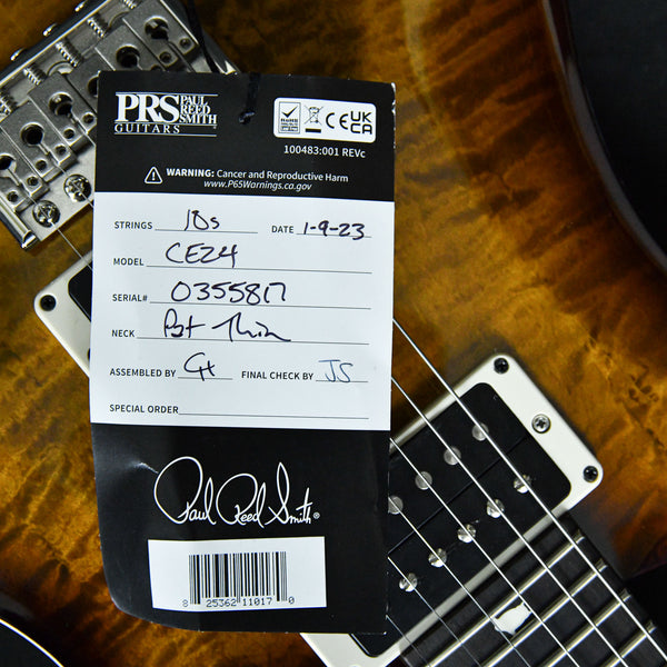 PRS Paul Reed Smith CE 24 - Dark Cherry Sunburst Rosewood Fingerboard (353433)