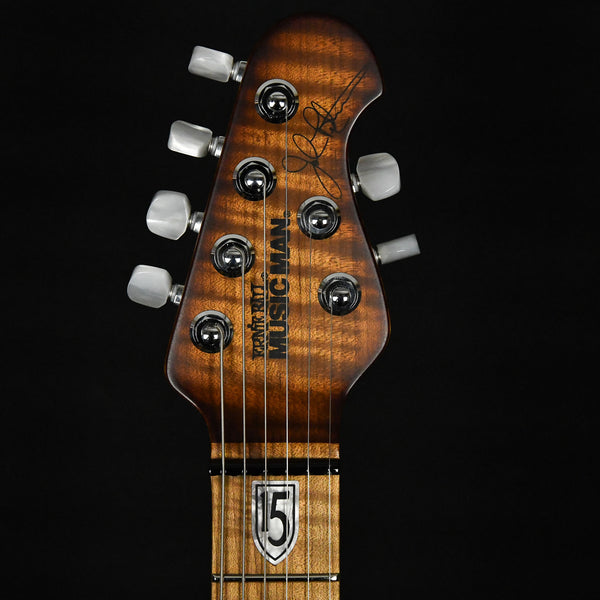 Ernie Ball Music Man JP15 Sahara Burst Quilt Roasted Maple Fingerboard (H04287)