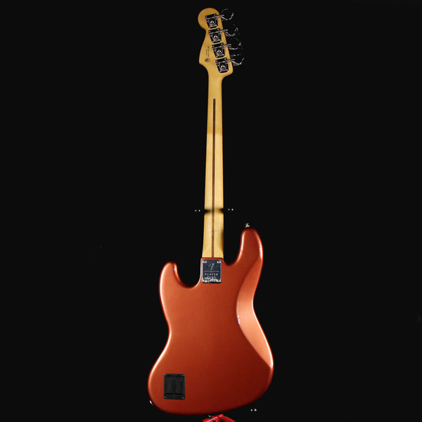 Fender Player Plus Jazz 4-String Electric Bass Guitar Aged Candy Apple Red (MX21142396)
