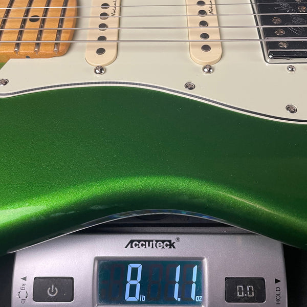 Fender Player Plus Stratocaster HSS Electric Guitar Cosmic Jade with Maple Fingerboard (MX21142753)