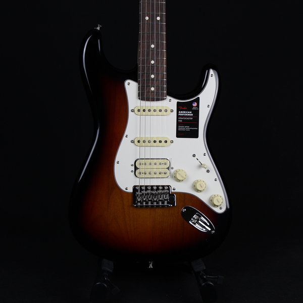 Fender American Performer Stratocaster HSS 3 Tone Sunburst Rosewood Fingerboard (US22081554)