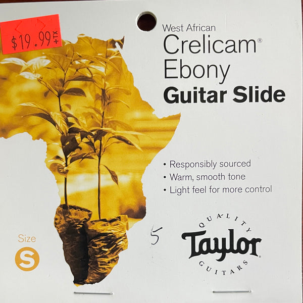 Taylor Wood Guitar Slide Ebony Small