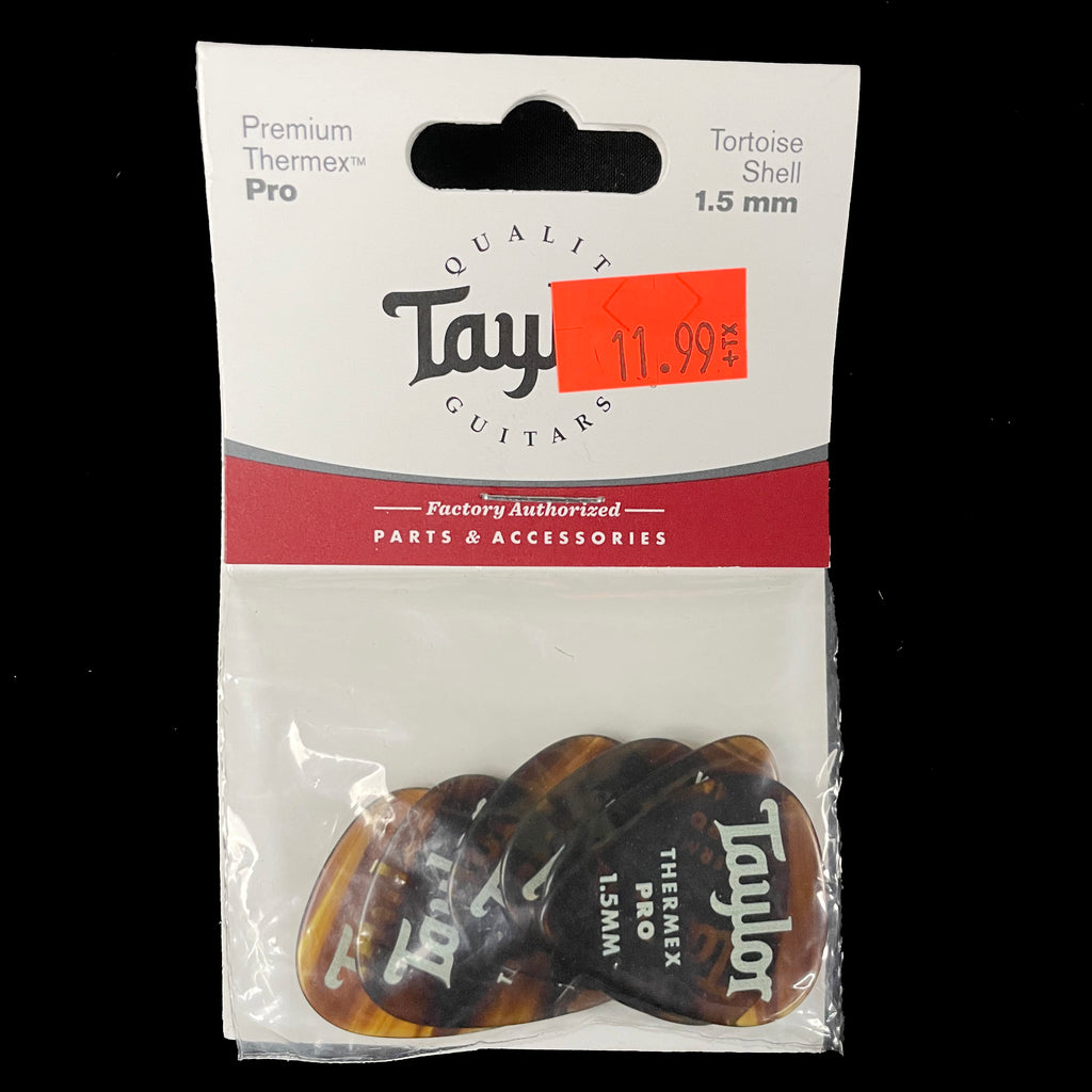 Taylor Premium 351 Thermex Pro Picks Tortoise Shell 6-Pack 1.5 mm