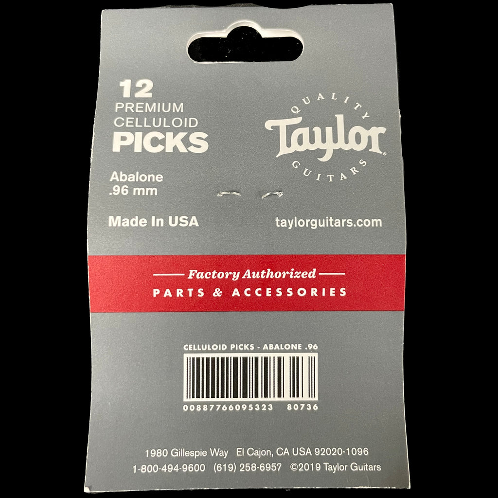 Taylor Celluloid 351 Guitar Picks 12 Pack .96mm