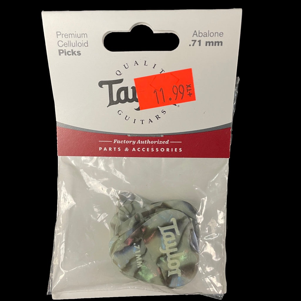 Taylor Celluloid 351 Guitar Picks 12 Pack .71mm