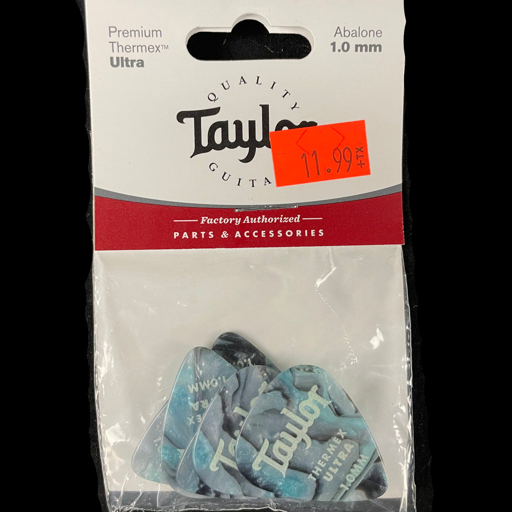 Taylor DarkTone Premium 351 Thermex Ultra Picks Abalone 1.0mm 6 Pack