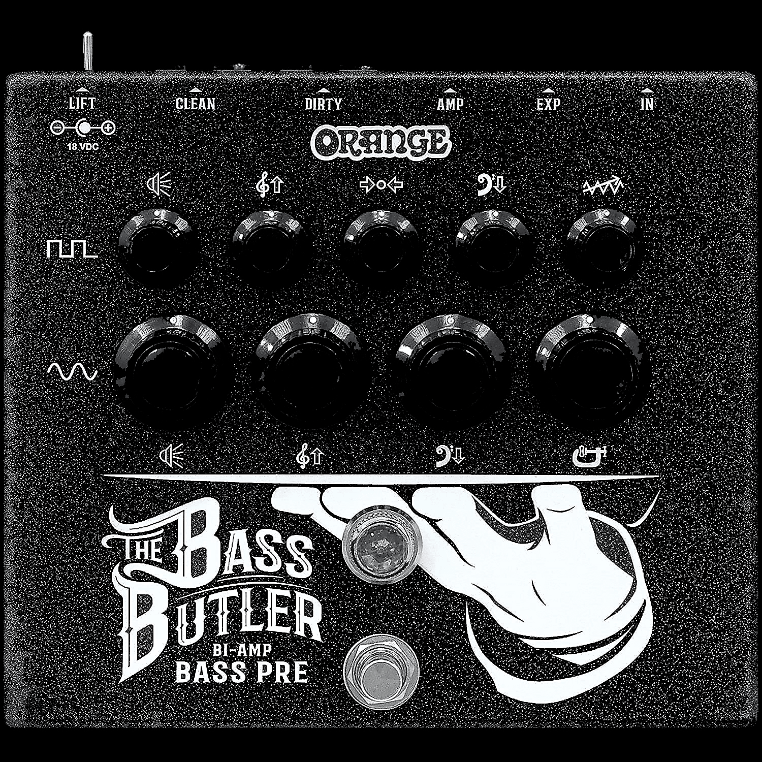 Orange Bass Butler Biamplfied Bass Preamp Pedal | Miami-Guitars