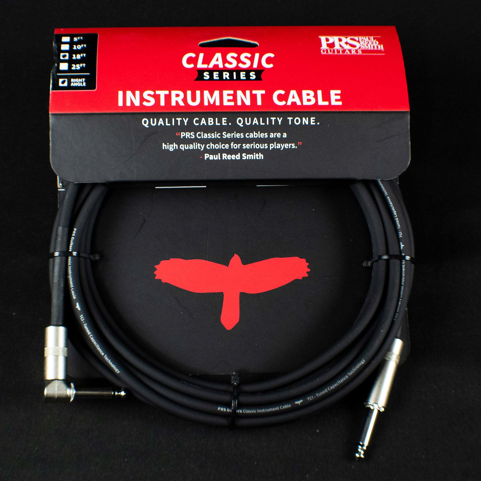 Paul Reed Smith PRS Classic Instrument Cable 18' Straight-Angle