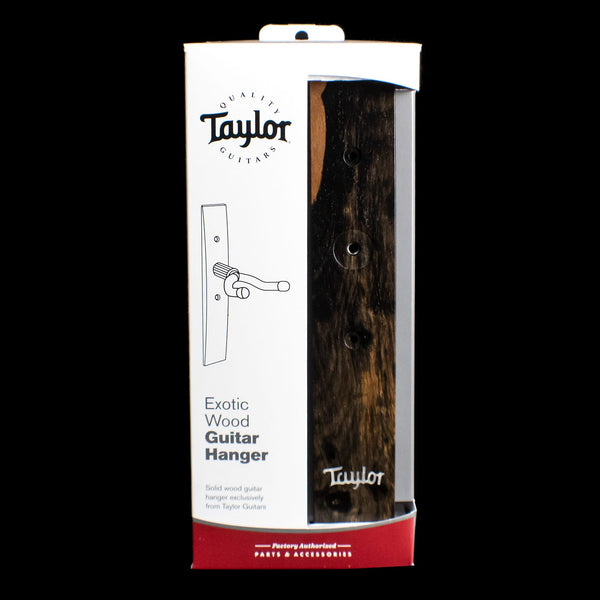 Taylor Exotic Wood Guitar Hanger Ebony w/ Taylor Logo Inlay